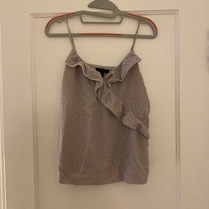 J. Crew Gray Velvet Tank Top (Size 00)